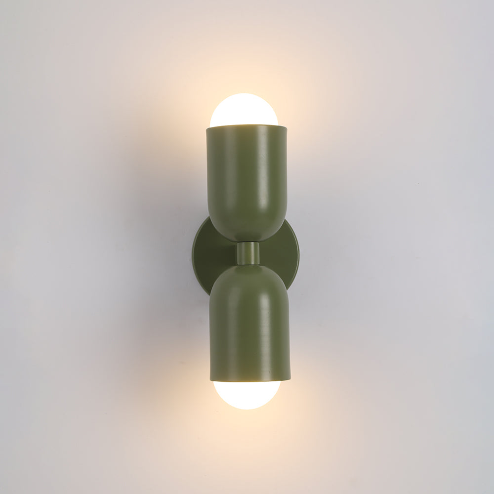 Kira Applique Murale Bicolore à Double Tête - Vert
