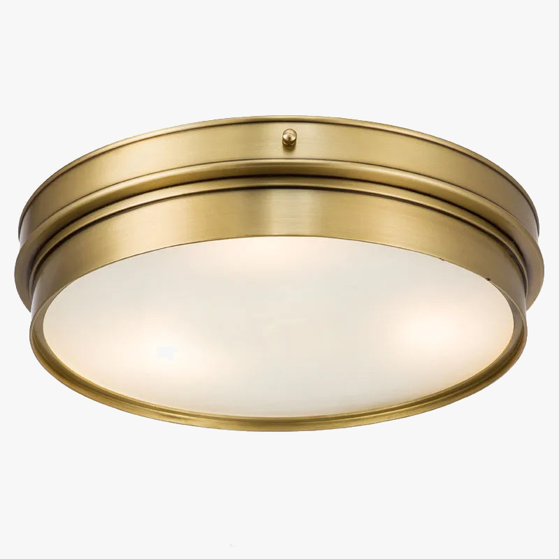 Plafonnier — Laiton Vintage LED plafonniers modernes éclairage à la maison salon Lustre encastré Plafonnier Luminaire Plafonnier