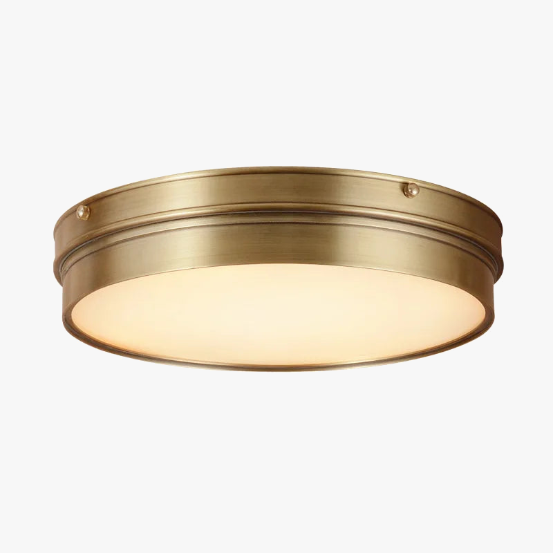 Plafonnier — Laiton Vintage LED plafonniers modernes éclairage à la maison salon Lustre encastré Plafonnier Luminaire Plafonnier
