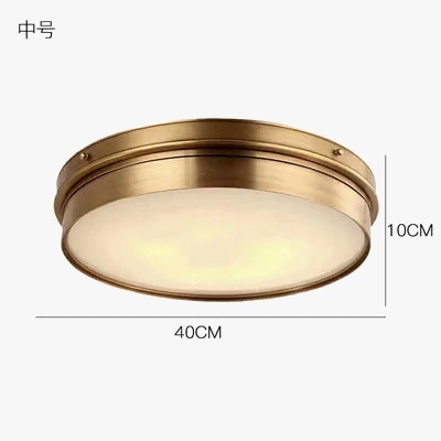 Plafonnier — Laiton Vintage LED plafonniers modernes éclairage à la maison salon Lustre encastré Plafonnier Luminaire Plafonnier