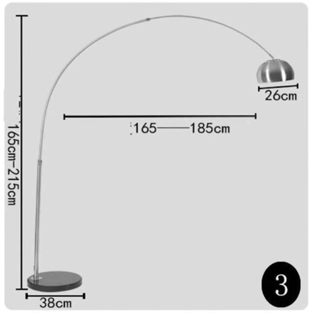 Lampadaire Argent