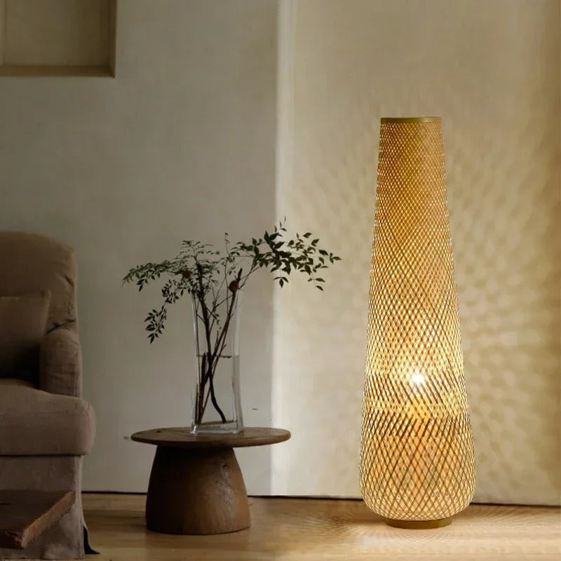 Lampadaire Bambou