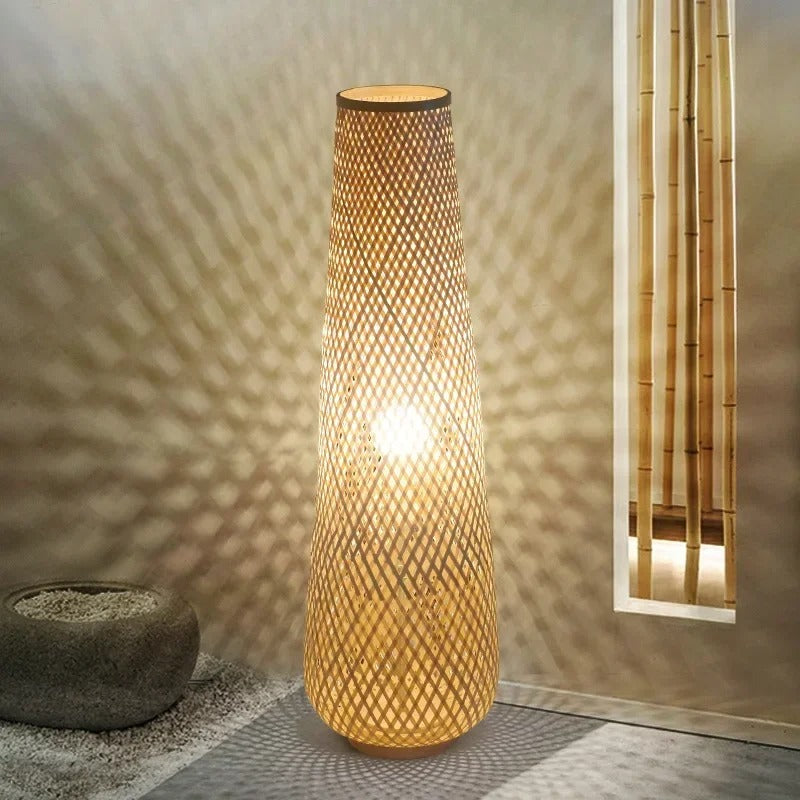 Lampadaire Bambou