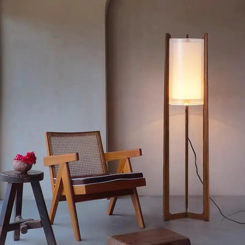 Lampadaire Bois