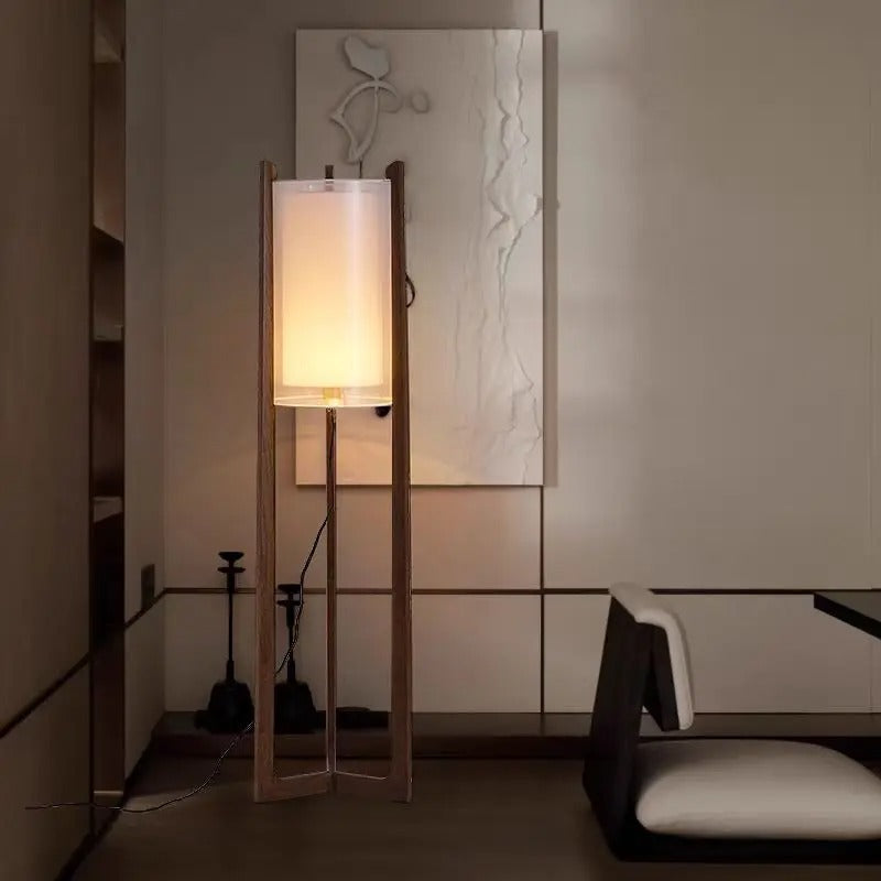 Lampadaire Bois