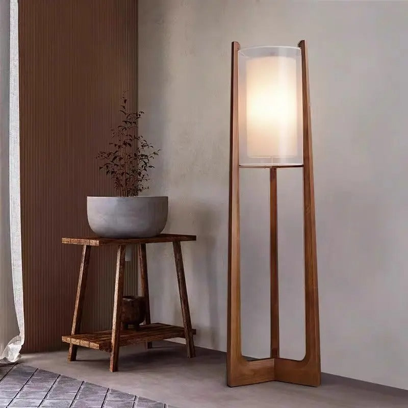 Lampadaire Bois