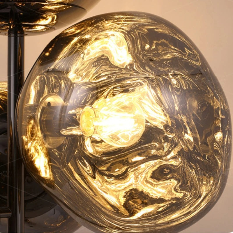 Lampadaire Design Chromé