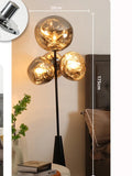 Lampadaire Design Chromé
