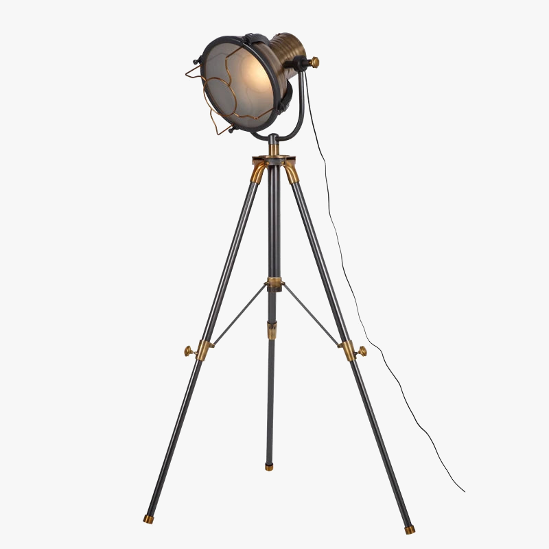 Lampadaire — En métal lourd style rétro industriel pour divers espaces