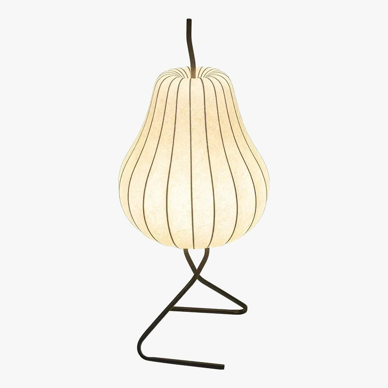Lampadaire — En soie japonaise design wabi sabi pour décoration intérieure créative