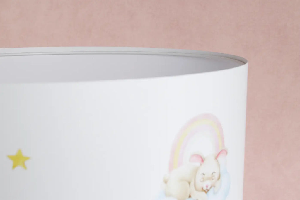 Lampadaire Sweet dreams (blanc/bleu pastel/jaune/marron clair)
