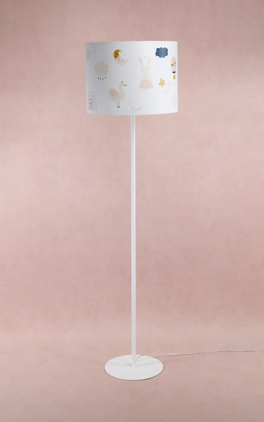 Lampadaire Sweet dreams (blanc/orange)