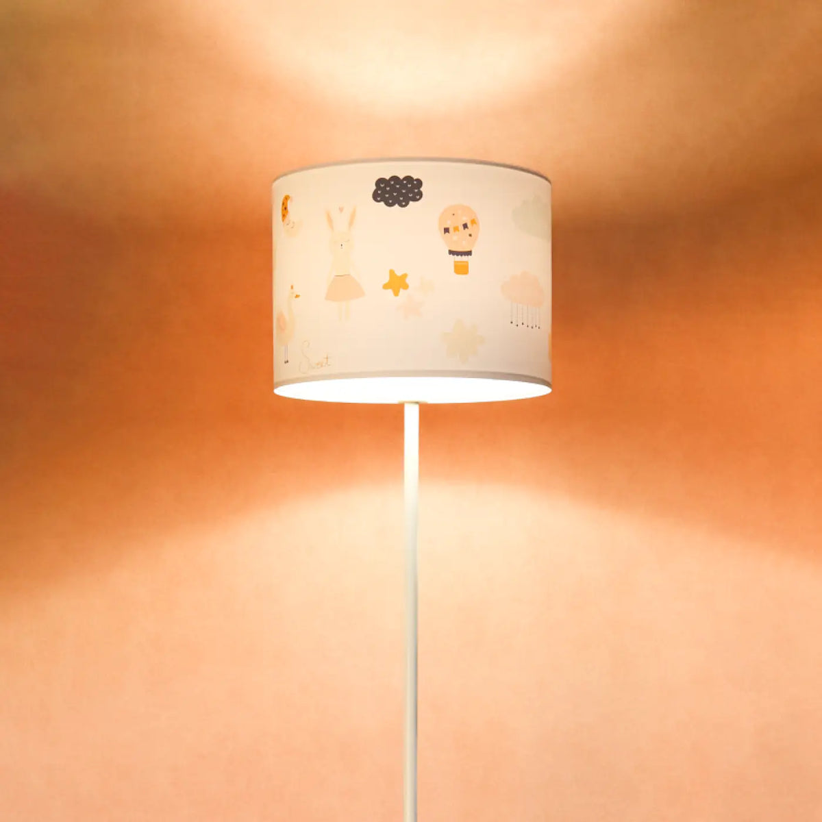 Lampadaire Sweet dreams (blanc/orange)