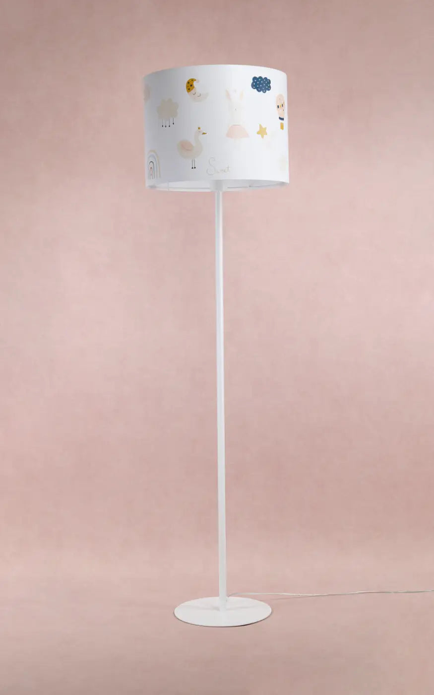 Lampadaire Sweet dreams (blanc/orange)