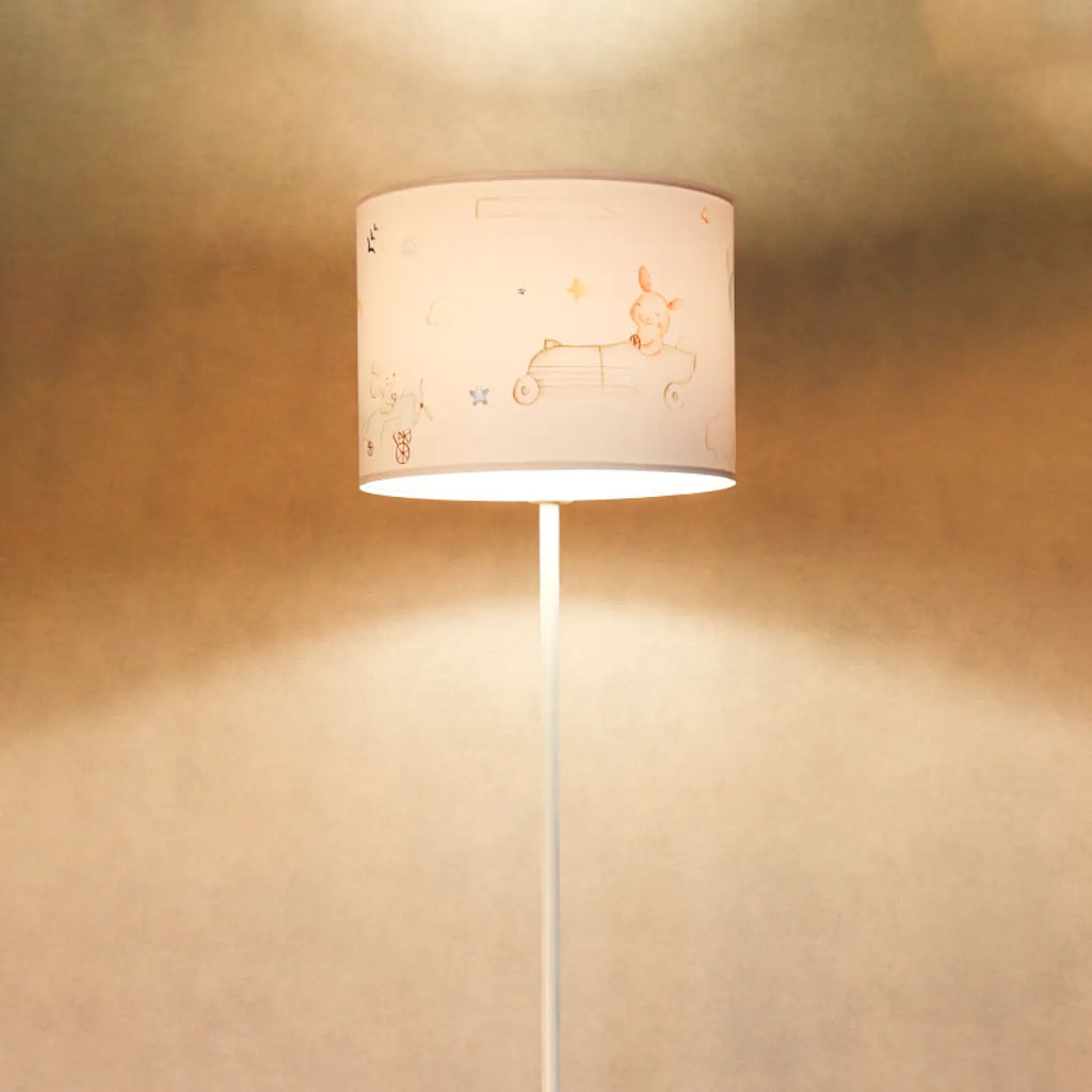Lampadaire Sweet dreams (blanc/bleu pastel)