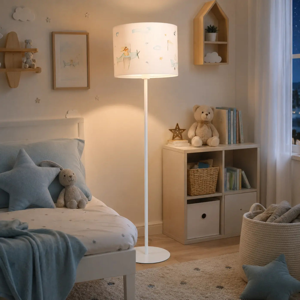 Lampadaire Sweet dreams (blanc/bleu pastel)