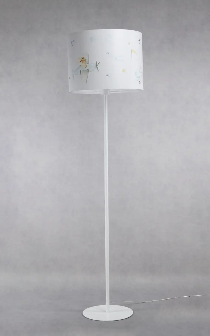 Lampadaire Sweet dreams (blanc/bleu pastel)