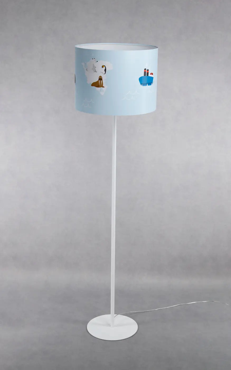 Lampadaire Sweet dreams (bleu pastel/blanc/marron)