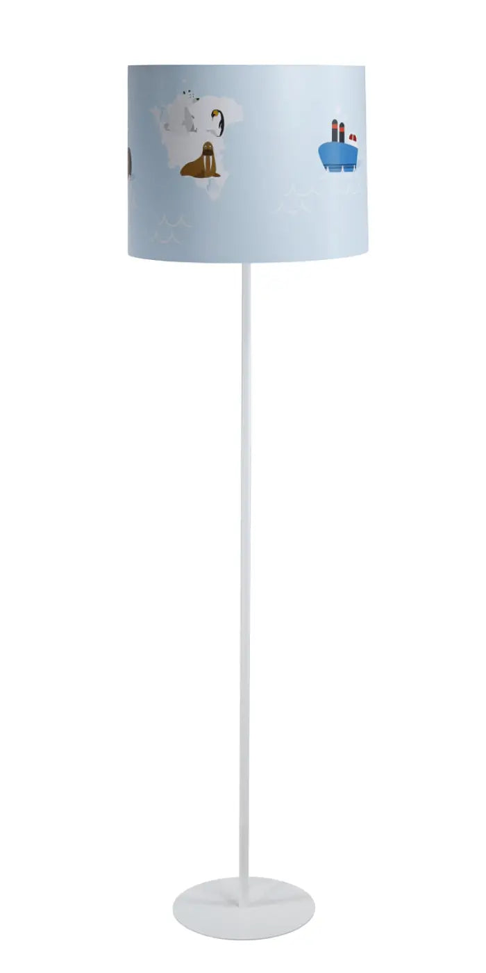 Lampadaire Sweet dreams (bleu pastel/blanc/marron)
