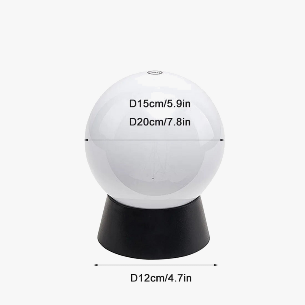 lampadaire extérieur globe noir pour éclairage de jardin et terrasse
