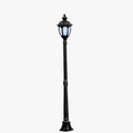 lampadaire extérieur étanche en aluminium pour jardin
