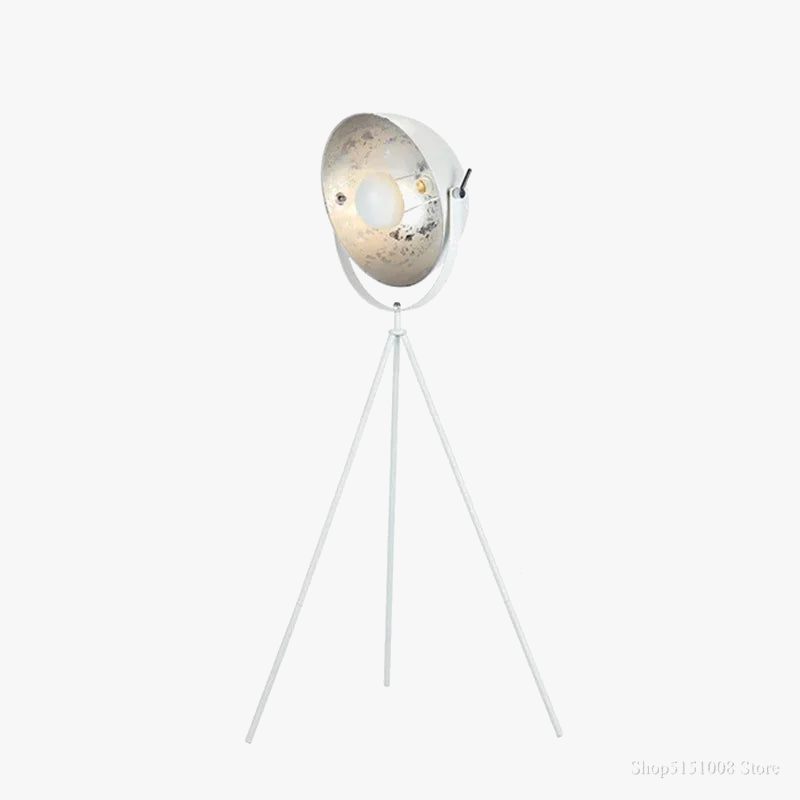Lampadaire — Industriel réglable avec trépied flexible pour intérieur moderne