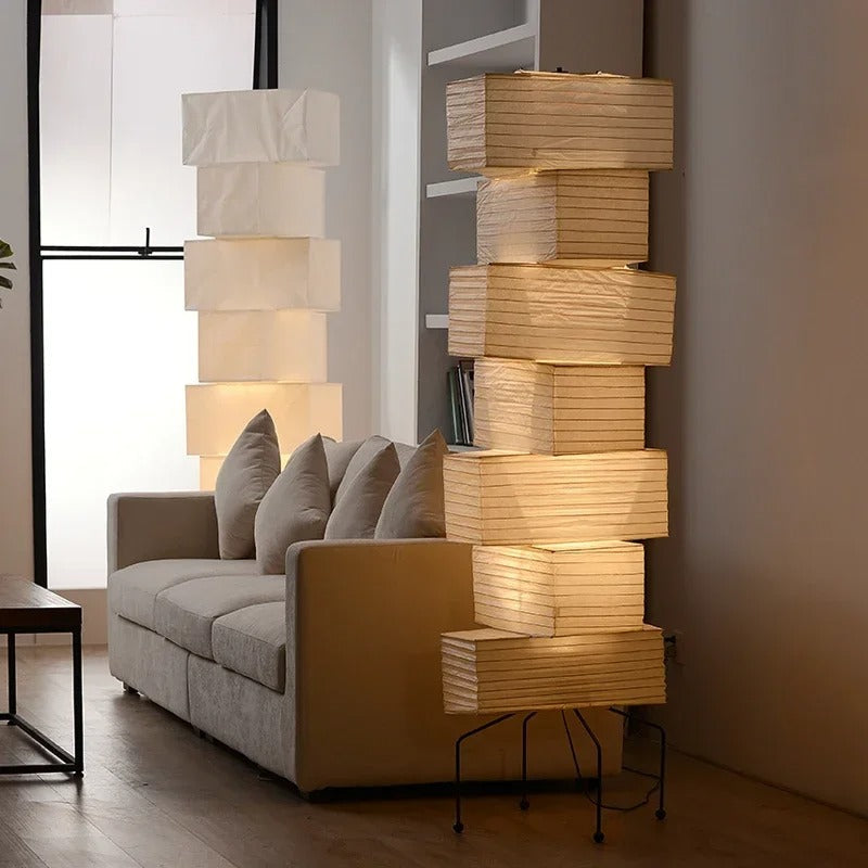 Lampadaire Japonais Papier