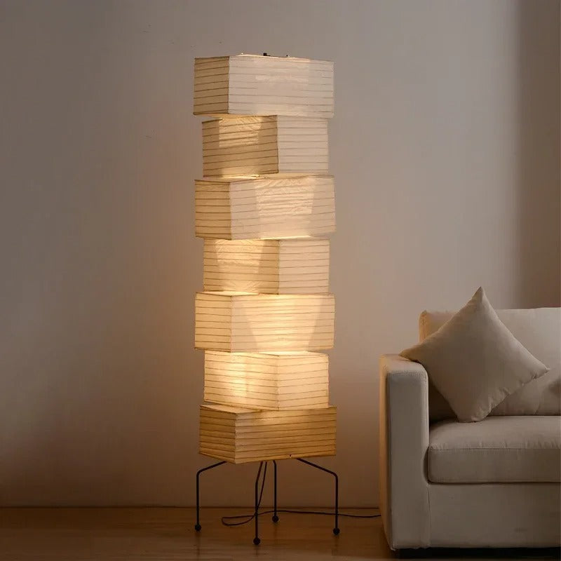 Lampadaire Japonais Papier