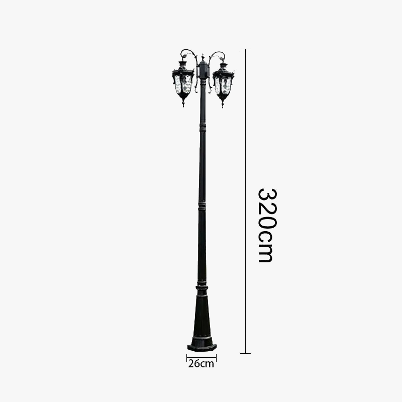 Lampadaire — LED européen éclairage extérieur industriel pour jardin et route