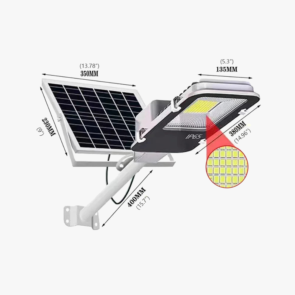 Lampadaire — LED solaire super lumineux pour extérieur et jardin