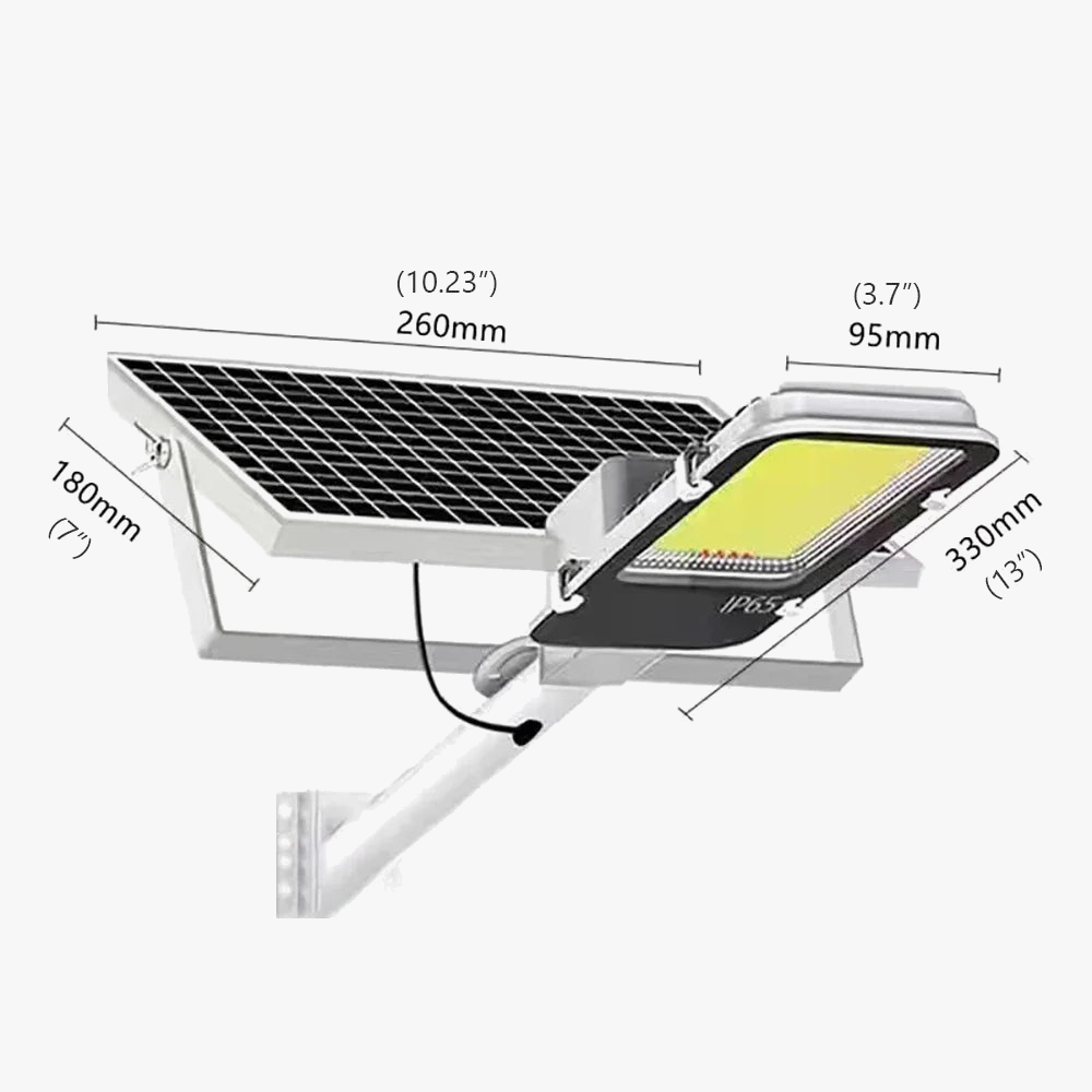 Lampadaire — LED solaire super lumineux pour extérieur et jardin
