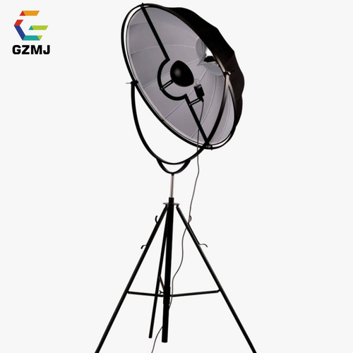 Abat-jour — Moderne gzmj satellite en métal avec abat-jour en tissu