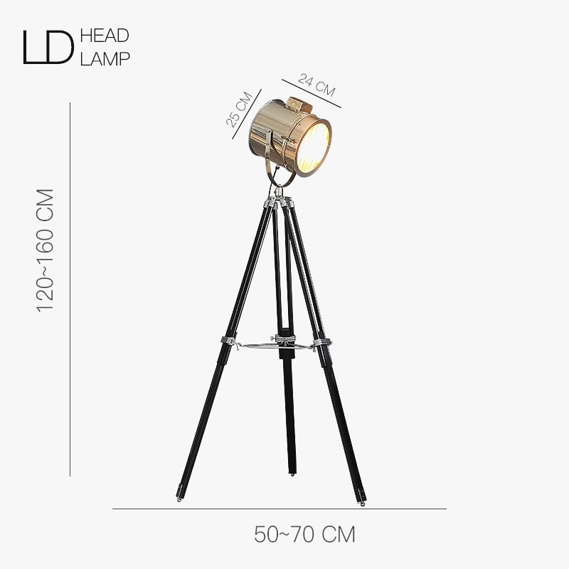 Lampadaire — Moderne métal nordique trépied créatif gzmj