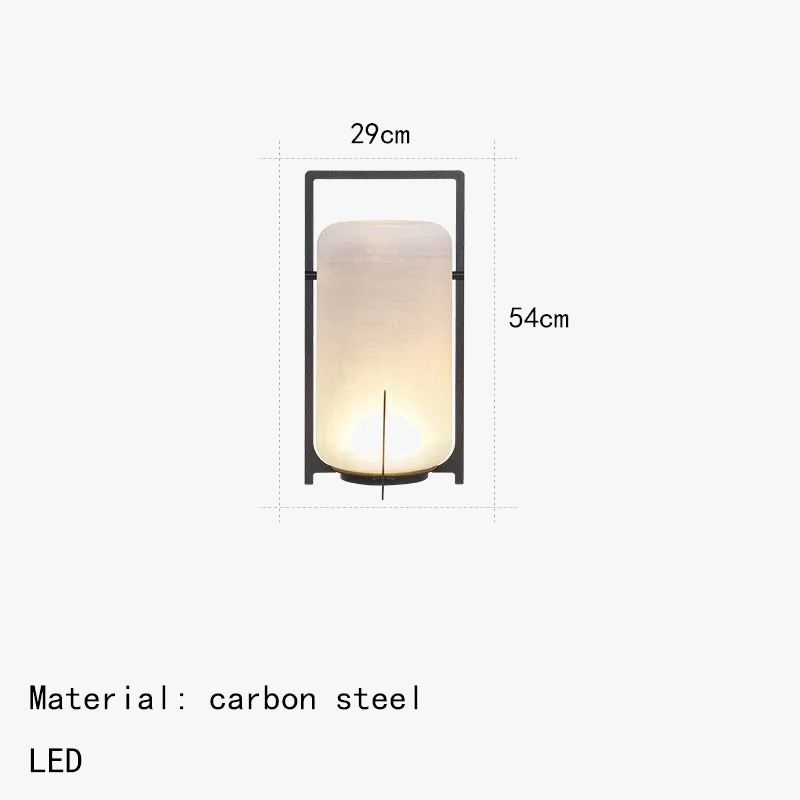 Lampadaire moderne solaire pour intérieur et extérieur – Orélian Orée