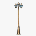 lampadaire épais en aluminium pour éclairage extérieur jardin