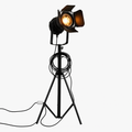Lampadaire — À projecteur Retro Industriel