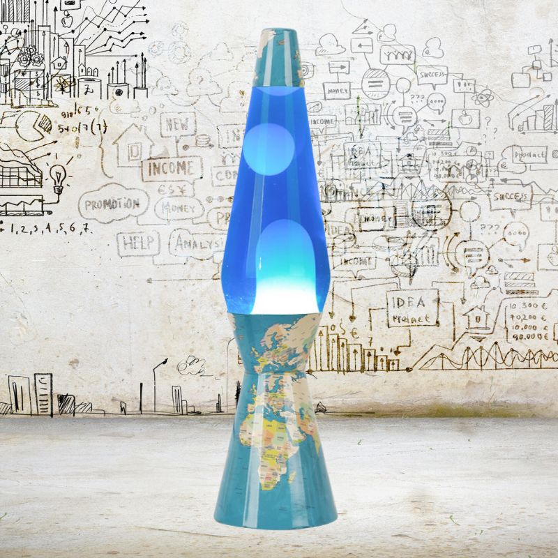 Lampe à Lave Année 70 Sidonie Concerto en Verre - Reflets Délicats & Élégance Visuelle