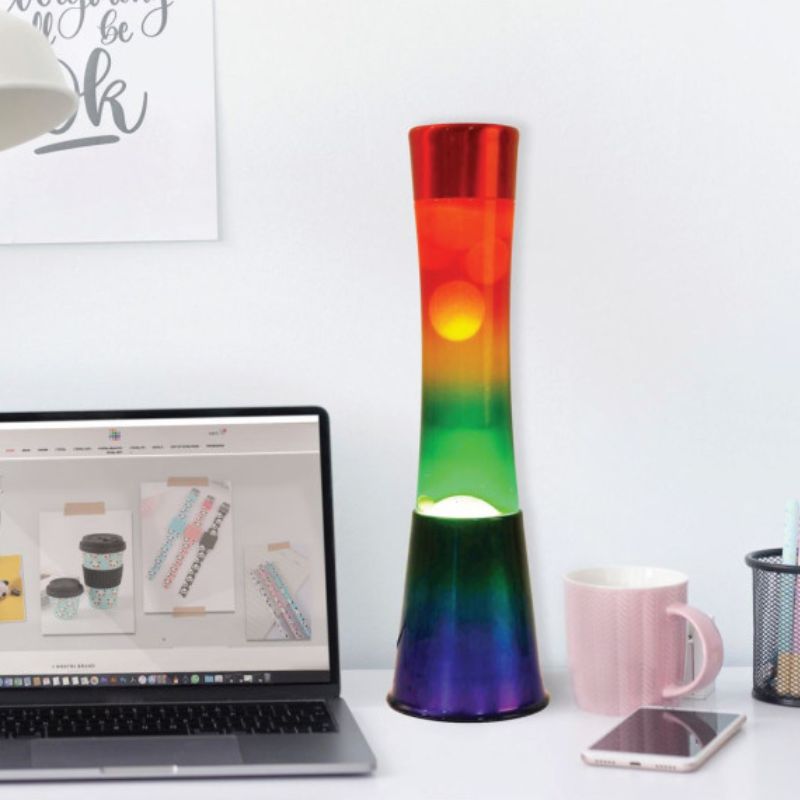 Lampe à poser — À Lave Arc en Ciel