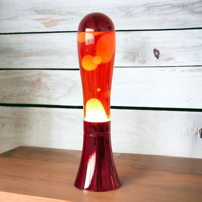 Lampe à Lave Design Elvire Clairière en Verre - Le Charme du Verre dans le Décor