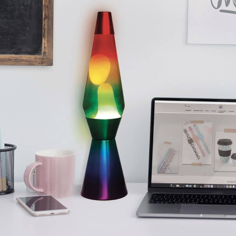 Lampe à poser — À Lave Multicolore