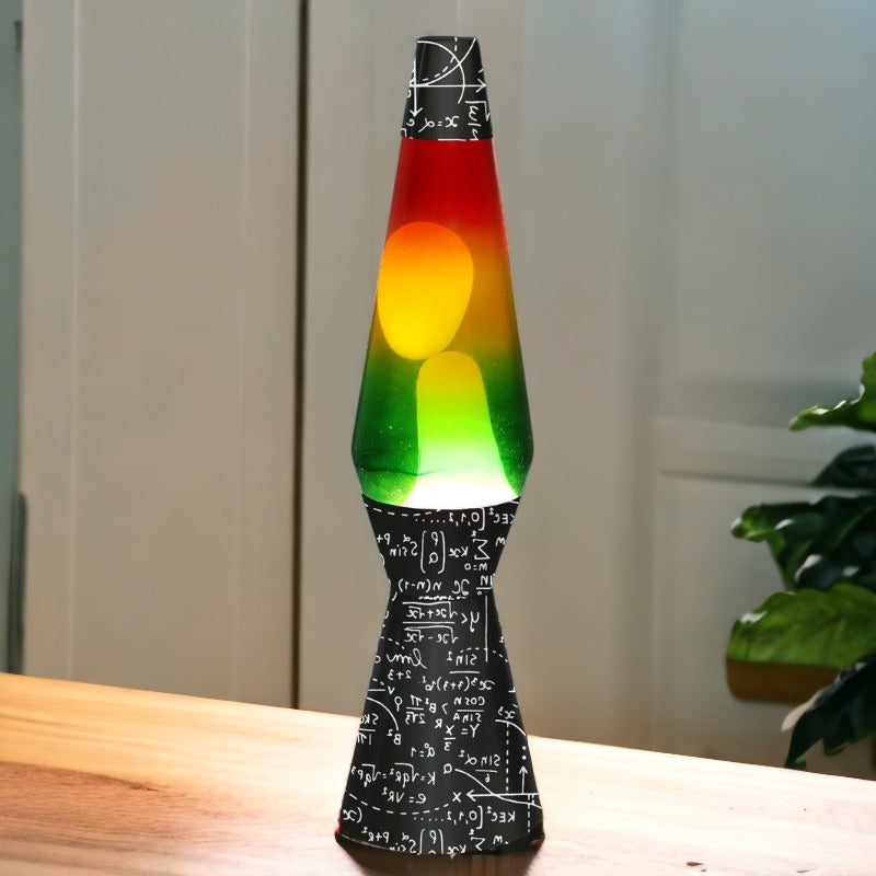 Lampe à Lave Scientifique Originale Octave Apostrophe en Verre - Jeux de Reflets & Harmonie Intérieure