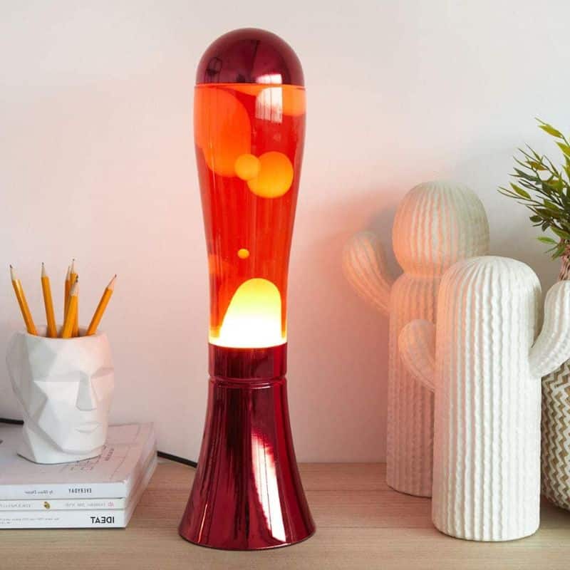Lampe à Lave Design Elvire Clairière en Verre - Le Charme du Verre dans le Décor