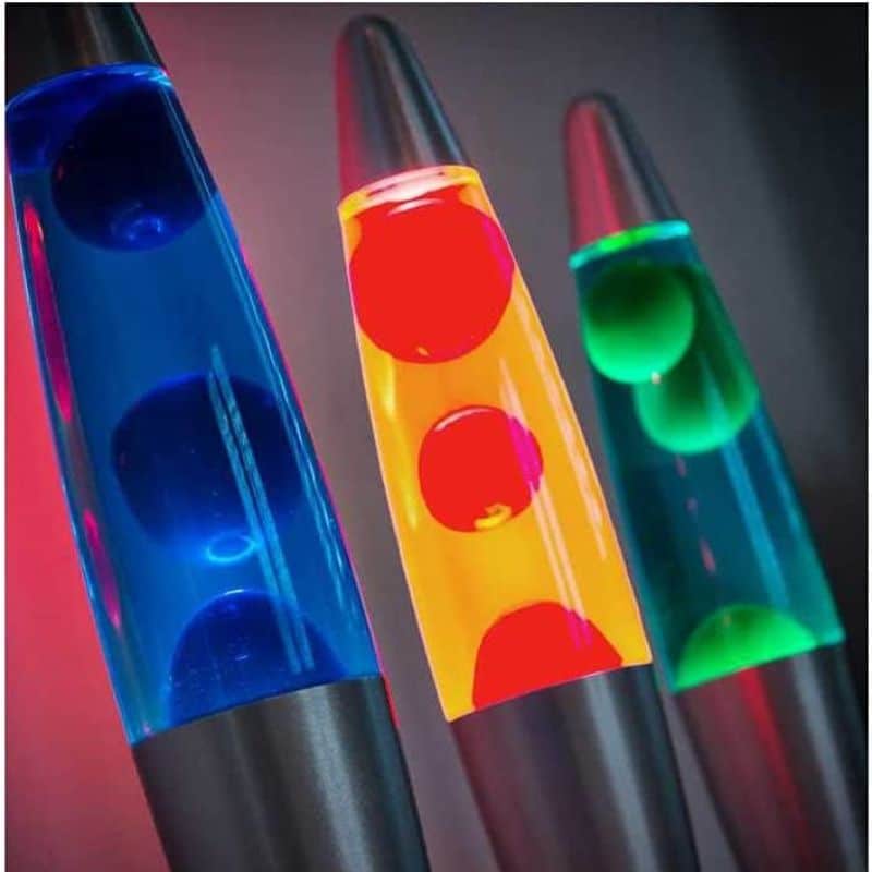 Lampe à poser — À Lave Rouge