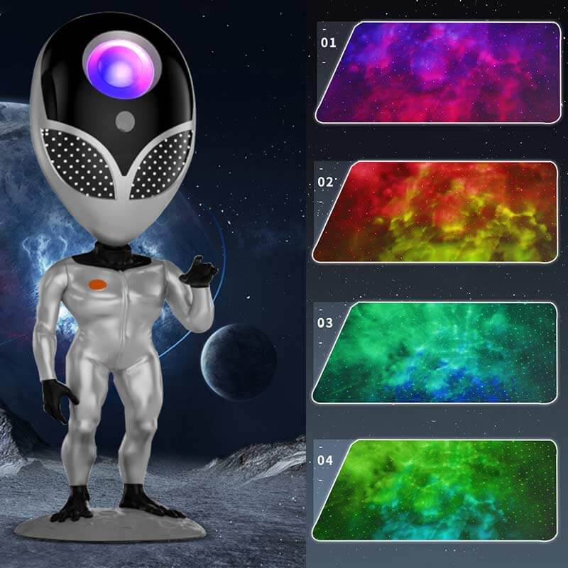 Projecteur Galaxie Alien Flora Contrepoint - Un Accent Raffiné au Quotidien