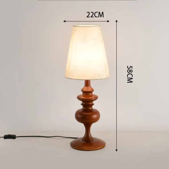 Lampe Bois Vintage