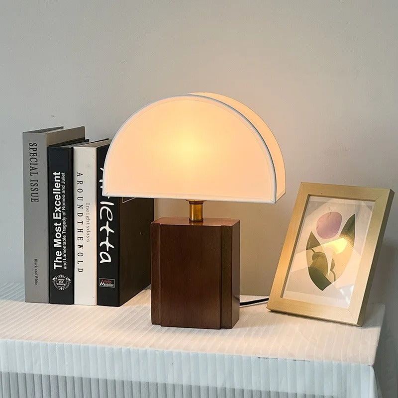 Lampe Champignon Bois