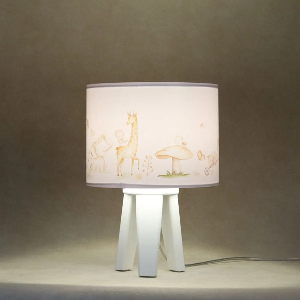 Lampe à poser Sweet dreams (blanc / marron clair)