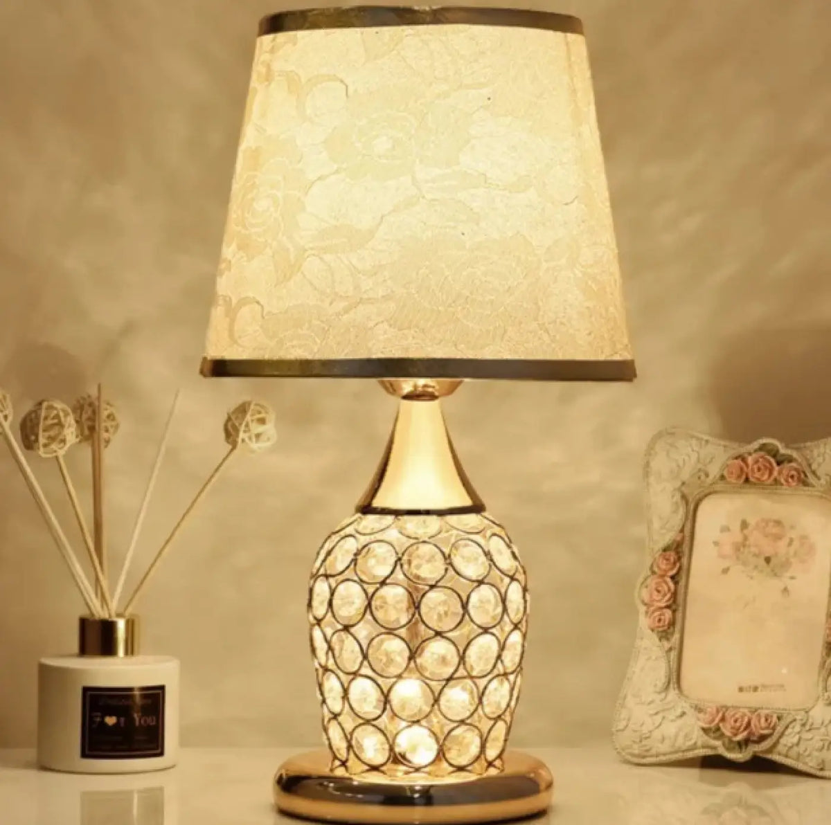 Lampe de Chevet Marianne Essor en Tissu - Matière Textile & Décor Accueillant