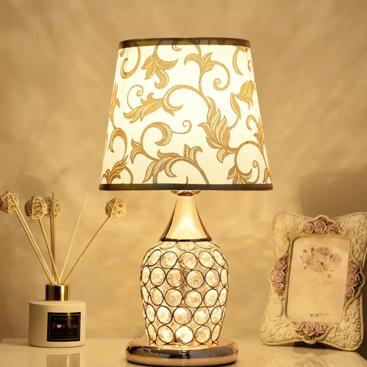Lampe de Chevet Marianne Essor en Tissu - Matière Textile & Décor Accueillant