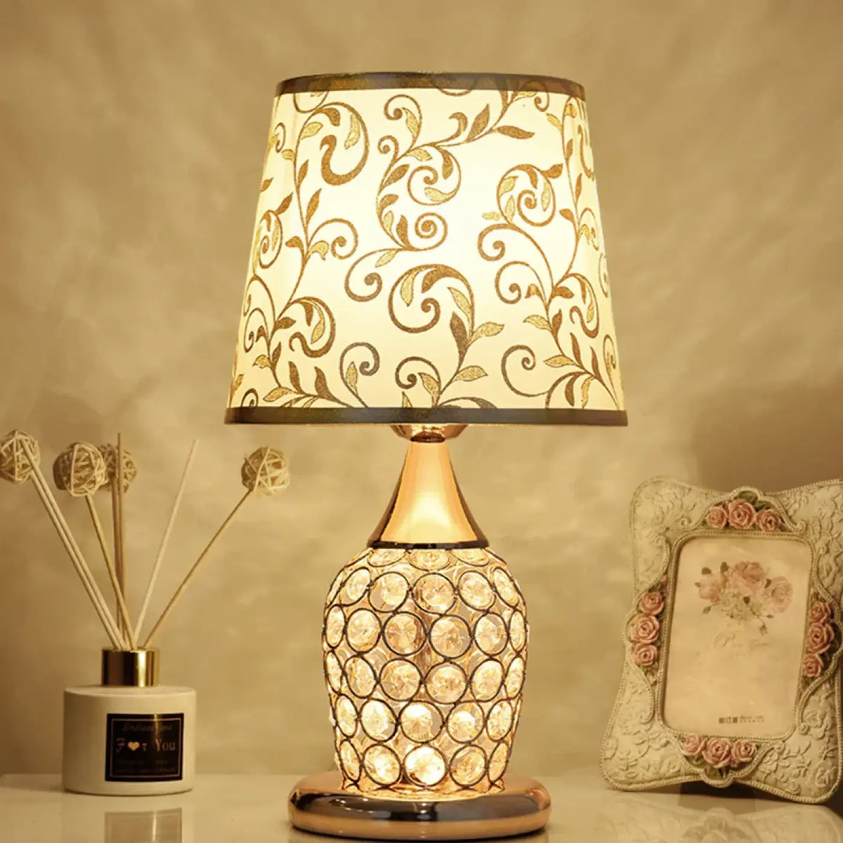 Lampe de Chevet Marianne Essor en Tissu - Matière Textile & Décor Accueillant